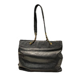 シャネル CHANEL ココマークチェーントート ブラック/ゴールド金具 キャビア レディース トートバッグ