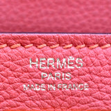 エルメス HERMES ケリー28 内縫い T刻 オレンジポピー GD金具 トゴ レディース ハンドバッグ
