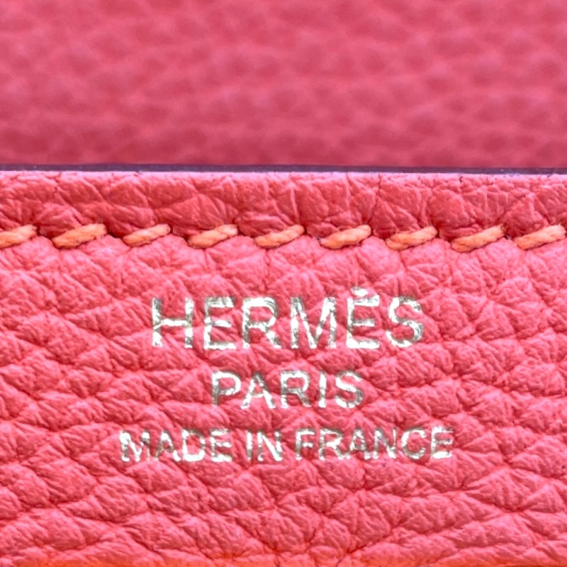 エルメス HERMES ケリー28 内縫い T刻 オレンジポピー GD金具 トゴ レディース ハンドバッグ