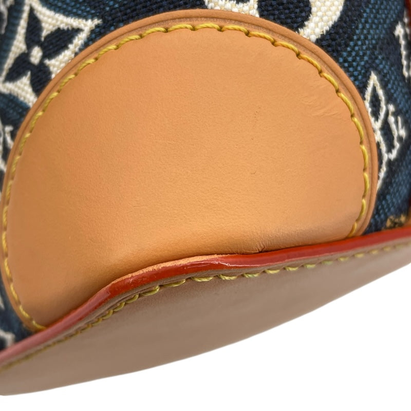 ルイ・ヴィトン LOUIS VUITTON ノエ・パース SINCE1854 M57447 ブルー キャンバス レディース ショルダーバッグ