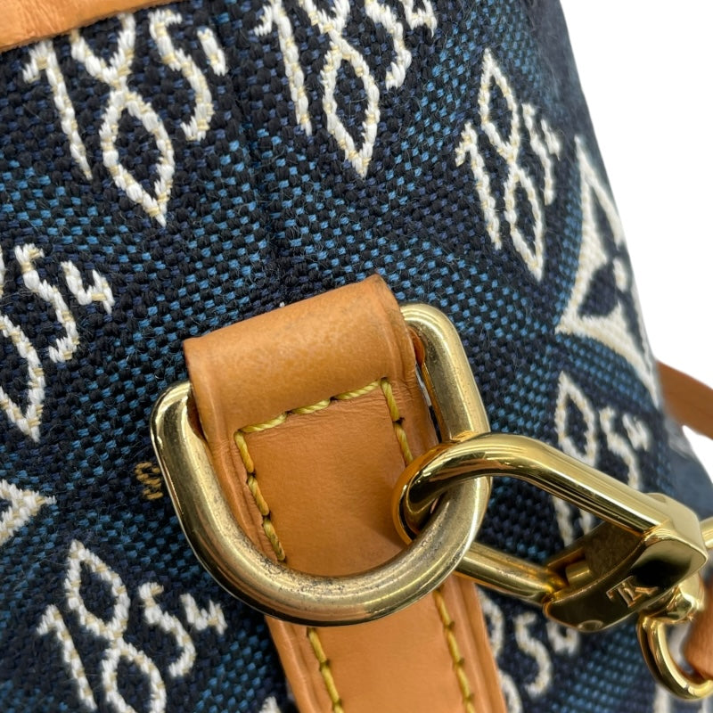ルイ・ヴィトン LOUIS VUITTON ノエ・パース SINCE1854 M57447 ブルー キャンバス レディース ショルダーバッグ