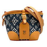 ルイ・ヴィトン LOUIS VUITTON ノエ・パース SINCE1854 M57447 ブルー キャンバス レディース ショルダーバッグ