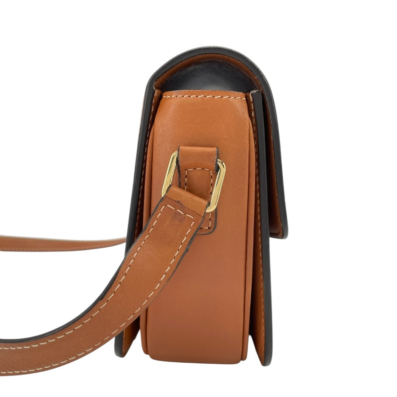 セリーヌ CELINE ティーントリオンフショルダー 188882 タン PVC/レザー レディース ショルダーバッグ