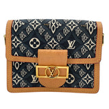 ルイ・ヴィトン LOUIS VUITTON ドーフィーヌ MINI M57394 ブルー SINCE1854 レディース ショルダーバッグ
