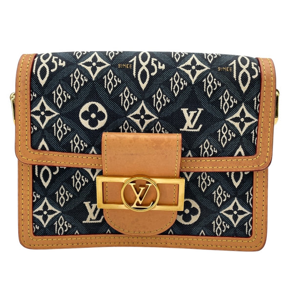 ルイ・ヴィトン LOUIS VUITTON ドーフィーヌ MINI M57394 ブルー SINCE1854 レディース ショルダーバッグ