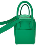 エルメス HERMES リンディミニ ヴェルソ Z刻 ミント・ヴェールボスフォール SV金具 スイフト レディース ショルダーバッグ