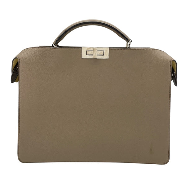 フェンディ FENDI ピーカブーアイシーユーミディアム 7VA529 ベージュ レディース ショルダーバッグ