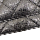 シャネル CHANEL 復刻トート A01804 ブラック キャビアスキン レディース ハンドバッグ