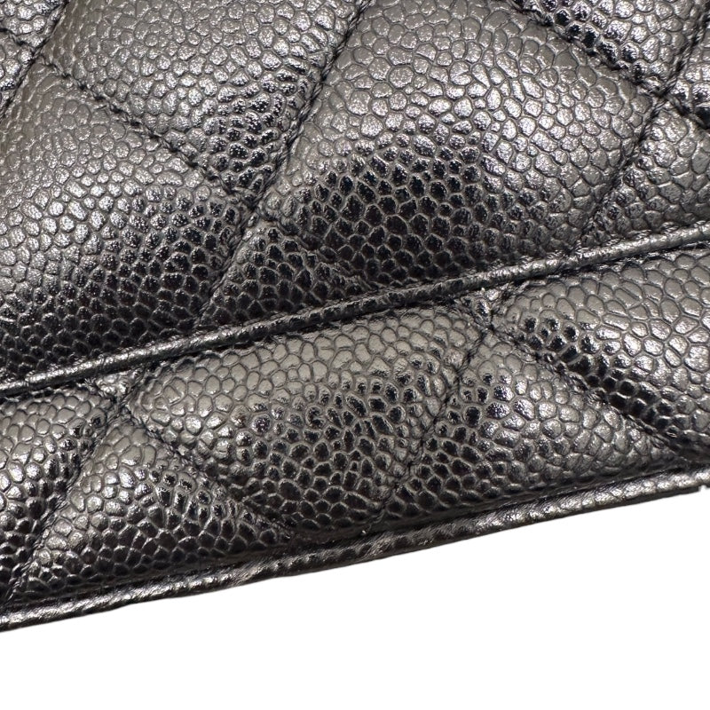 シャネル CHANEL 復刻トート A01804 ブラック キャビアスキン レディース ハンドバッグ