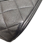 シャネル CHANEL 復刻トート A01804 ブラック キャビアスキン レディース ハンドバッグ