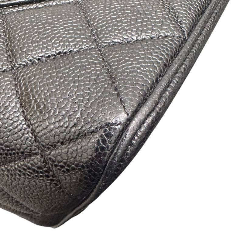 シャネル CHANEL 復刻トート A01804 ブラック キャビアスキン レディース ハンドバッグ