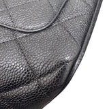 シャネル CHANEL 復刻トート A01804 ブラック キャビアスキン レディース ハンドバッグ