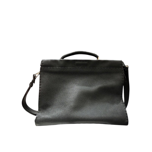 フェンディ FENDI ピーカブー セレリア ビジネスバッグ 7VA406 ブラック レザー メンズ ビジネスバッグ