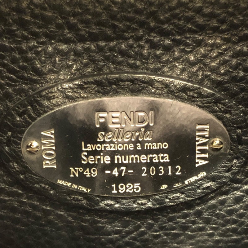 フェンディ FENDI ピーカブー セレリア ビジネスバッグ 7VA406 ブラック レザー メンズ ビジネスバッグ