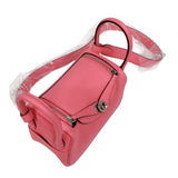 エルメス HERMES リンディミニ W刻印　(2024年製) ローズアザレ シルバー金具 トリヨンクレマンス レディース ショルダーバッグ