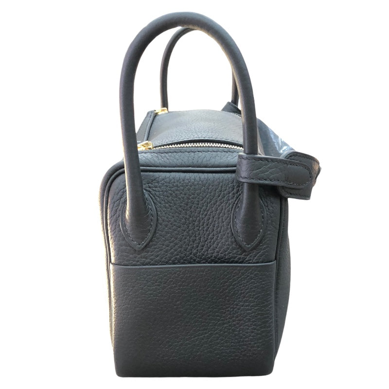 エルメス HERMES リンディ ミニ K刻 ブラック　ゴールド金具 トリヨン レディース ショルダーバッグ