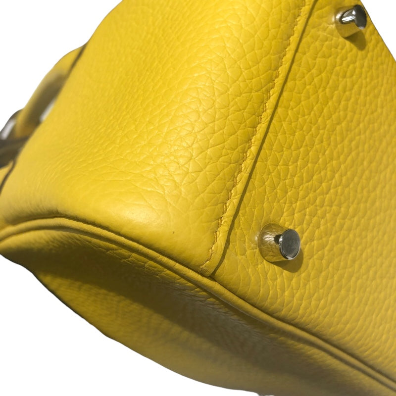 エルメス HERMES リンディミニ W刻 ジョーヌナプル トリヨン レディース ショルダーバッグ