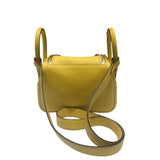 エルメス HERMES リンディミニ W刻 ジョーヌナプル トリヨン レディース ショルダーバッグ