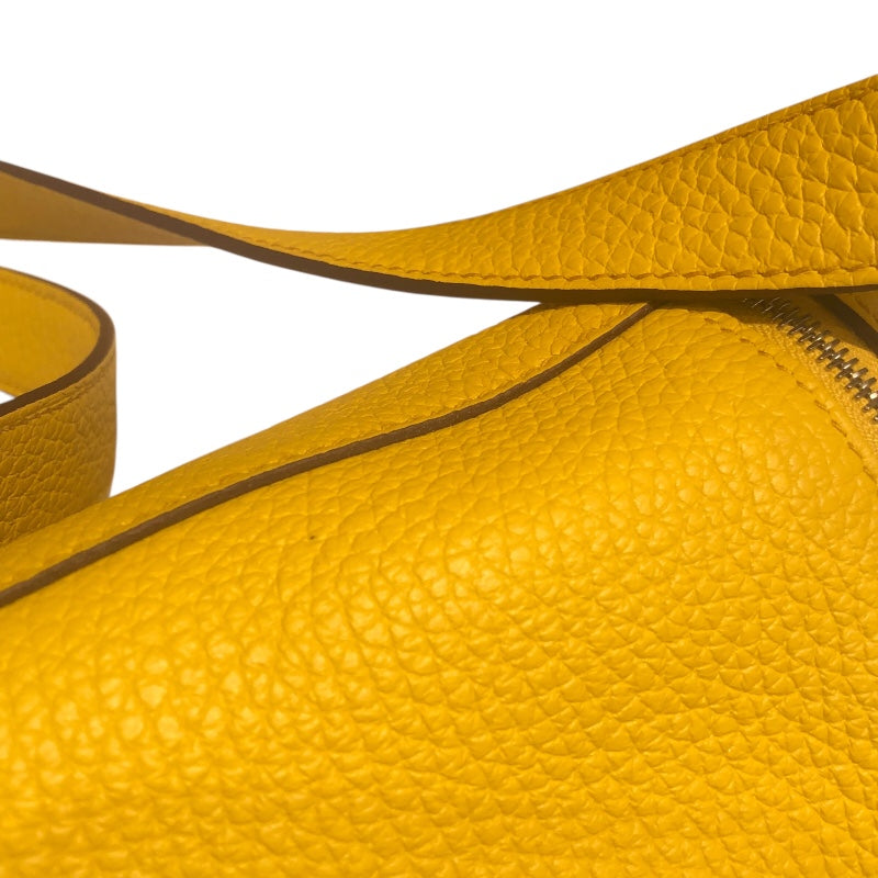 エルメス HERMES リンディミニ W刻 ジョーヌナプル トリヨン レディース ショルダーバッグ