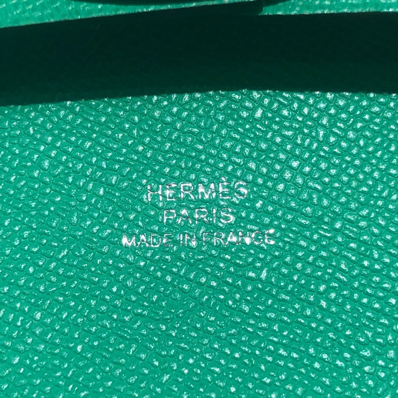 エルメス HERMES バスティア W刻 ヴェールコミック　シルバー金具 ヴォ―マダム レディース コインケース
