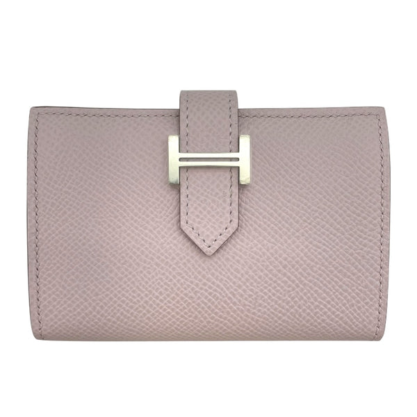 エルメス HERMES ベアンミニ B刻 モーヴベール SV金具 エプソン レディース 名刺入れ