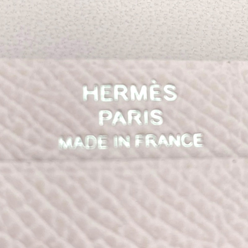 エルメス HERMES ベアンミニ B刻 モーヴベール SV金具 エプソン レディース 名刺入れ
