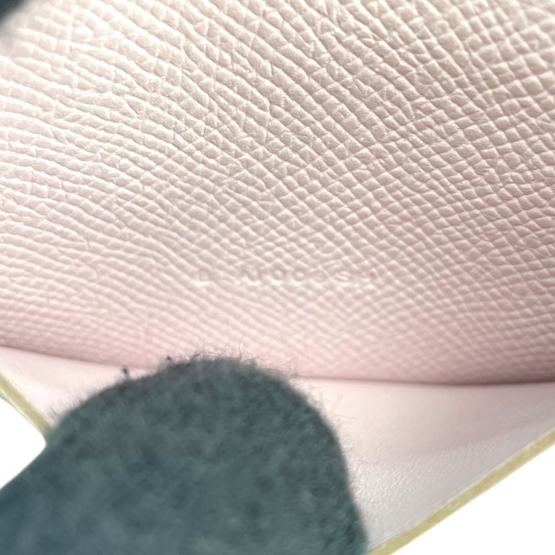 エルメス HERMES ベアンミニ B刻 モーヴベール SV金具 エプソン レディース 名刺入れ