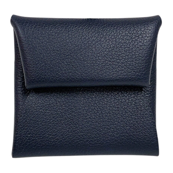 エルメス HERMES バスティア W刻印　(2024年製) ブルーインディゴ ヴォーエプソン レディース コインケース
