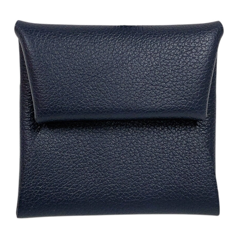 エルメス HERMES バスティア W刻印　(2024年製) ブルーインディゴ ヴォーエプソン レディース コインケース