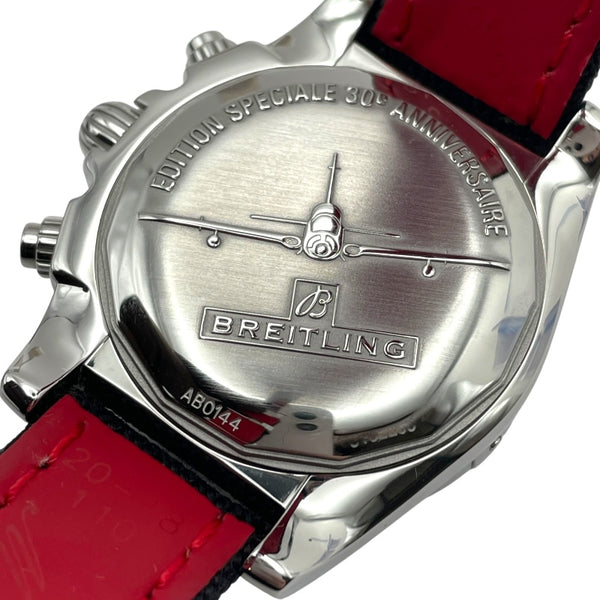ブライトリング BREITLING クロノマット エアボーン AB0144 ブラック SS 自動巻き メンズ 腕時計