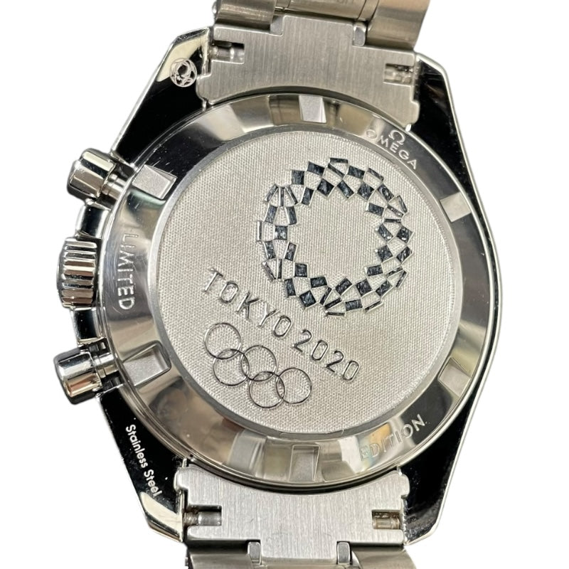 オメガ OMEGA スピードマスター 東京2020 リミテッドエディション 522.30.42.30.04.001 ステンレススチール 手巻き メンズ 腕時計