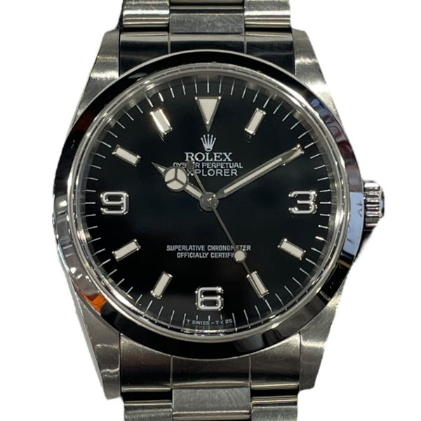 ロレックス ROLEX エクスプローラー1 14270 ブラック SS 自動巻き メンズ 腕時計