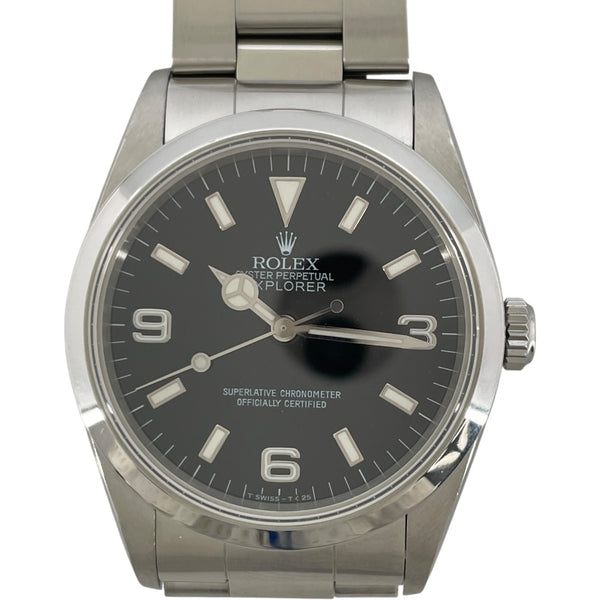 ロレックス ROLEX エクスプローラー1 14270 ブラック SS 自動巻き メンズ 腕時計