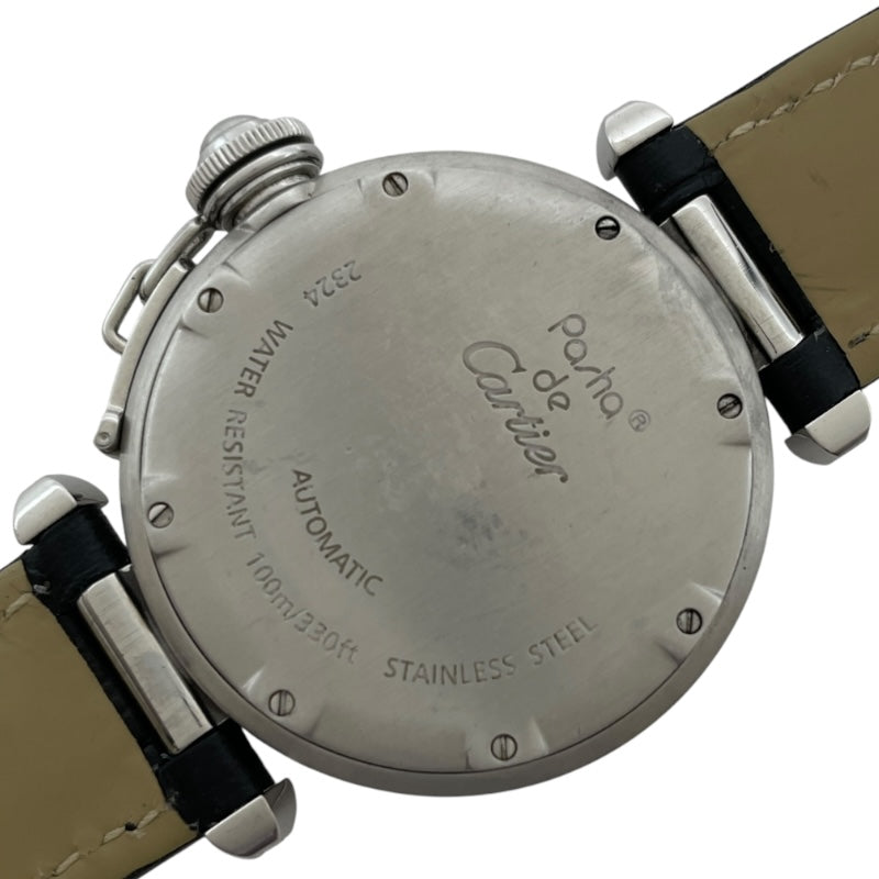 カルティエ Cartier パシャC W3106099 ブラック SS 自動巻き レディース 腕時計
