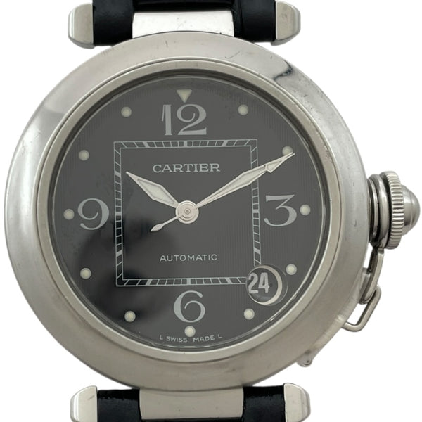 カルティエ Cartier パシャC W3106099 ブラック SS 自動巻き レディース 腕時計