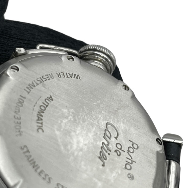 カルティエ Cartier パシャC W3106099 ブラック SS 自動巻き レディース 腕時計