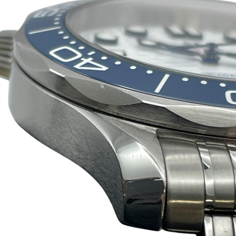 オメガ OMEGA シーマスター ダイバー300M コーアクシャル マスタークロノメーター 522.30.42.20.04.001 ホワイト SS 自動巻き メンズ 腕時計