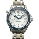 オメガ OMEGA シーマスター ダイバー300M コーアクシャル マスタークロノメーター 522.30.42.20.04.001 ホワイト SS 自動巻き メンズ 腕時計