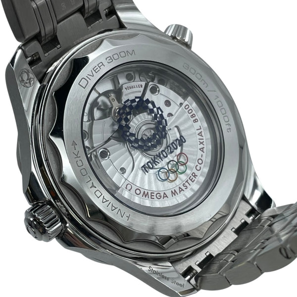 オメガ OMEGA シーマスター ダイバー300M コーアクシャル マスタークロノメーター 522.30.42.20.04.001 ホワイト SS 自動巻き メンズ 腕時計