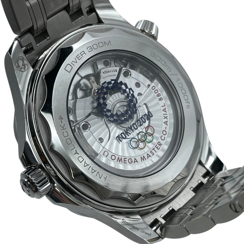 オメガ OMEGA シーマスター ダイバー300M コーアクシャル マスタークロノメーター 522.30.42.20.04.001 ホワイト SS 自動巻き メンズ 腕時計