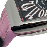 フランク・ミュラー FRANCK MULLER ヴァンガード V32QZACRS ブラック SS/ラバーベルト クオーツ メンズ 腕時計