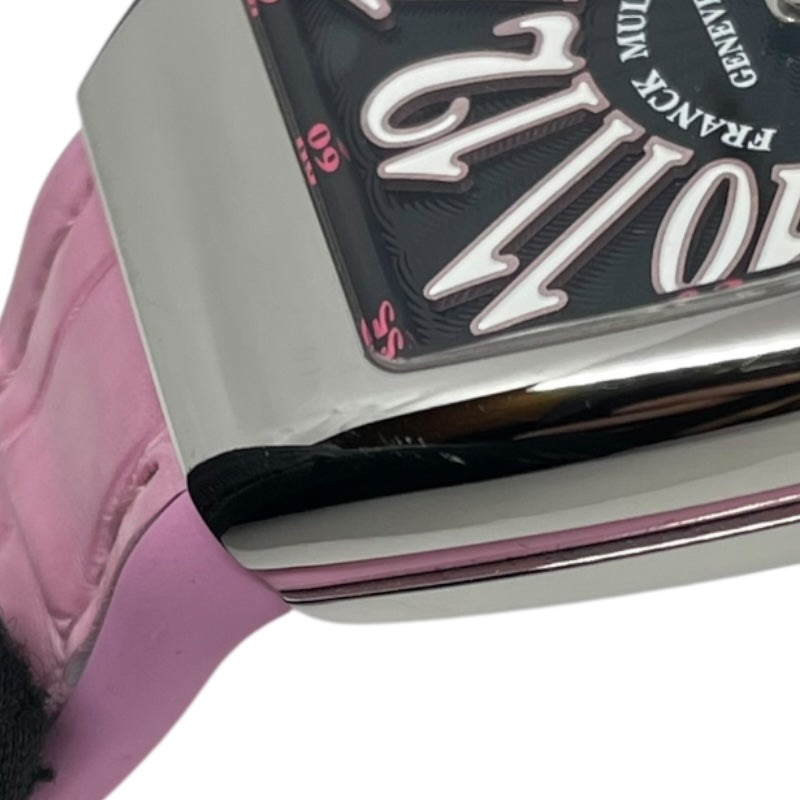 フランク・ミュラー FRANCK MULLER ヴァンガード V32QZACRS ブラック SS/ラバーベルト クオーツ メンズ 腕時計
