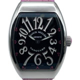 フランク・ミュラー FRANCK MULLER ヴァンガード V32QZACRS ブラック SS/ラバーベルト クオーツ メンズ 腕時計