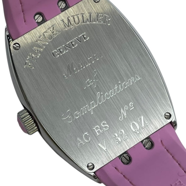 フランク・ミュラー FRANCK MULLER ヴァンガード V32QZACRS ブラック SS/ラバーベルト クオーツ メンズ 腕時計