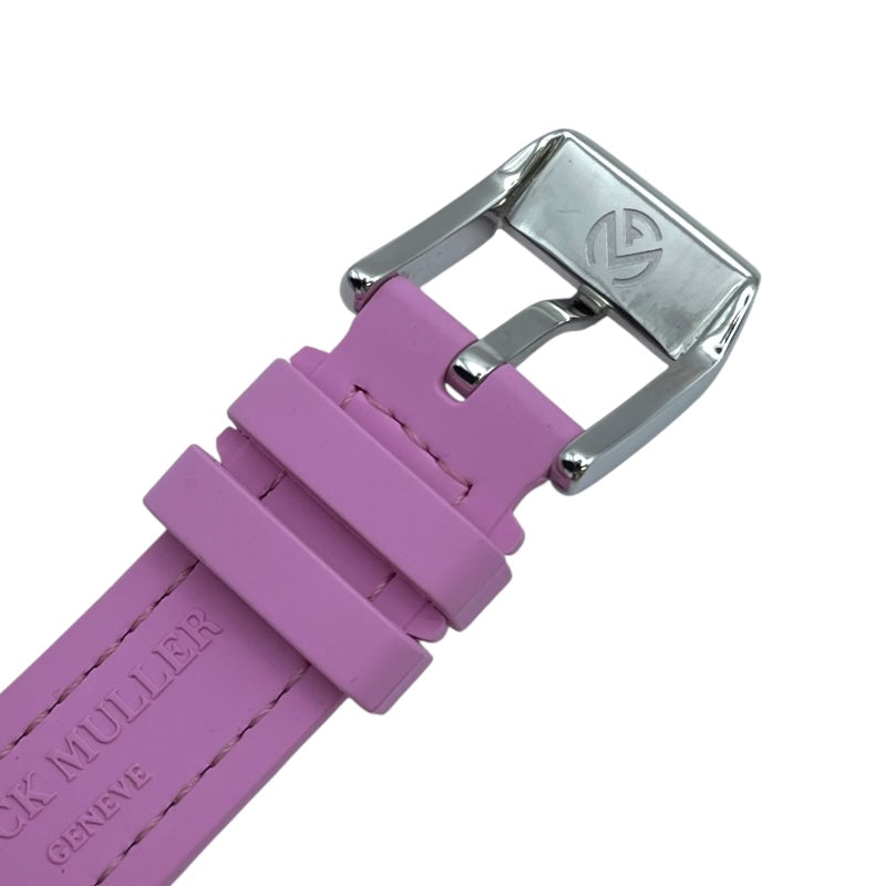 フランク・ミュラー FRANCK MULLER ヴァンガード V32QZACRS ブラック SS/ラバーベルト クオーツ メンズ 腕時計