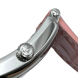 フランク・ミュラー FRANCK MULLER ロングアイランド momo2 日本500本限定 902QZJA シルバー SS/革ベルト（社外品） クオーツ レディース 腕時計