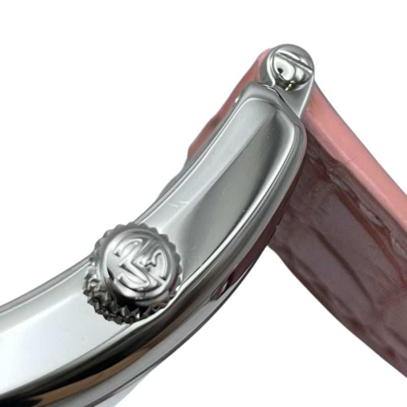 フランク・ミュラー FRANCK MULLER ロングアイランド momo2 日本500本限定 902QZJA シルバー SS/革ベルト（社外品） クオーツ レディース 腕時計
