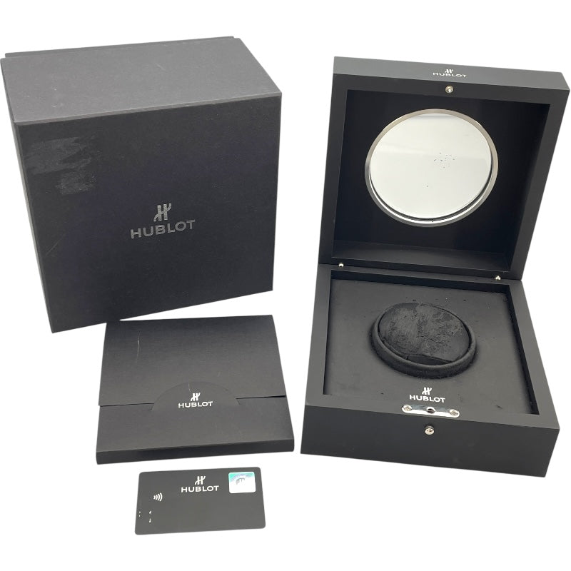 ウブロ HUBLOT ビッグバン ウニコ チタニウム 411.NX.1170.RX グレー チタン メンズ 腕時計
