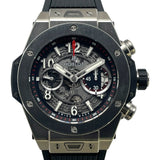 ウブロ HUBLOT ビッグバン ウニコ チタニウム 411.NX.1170.RX グレー チタン メンズ 腕時計