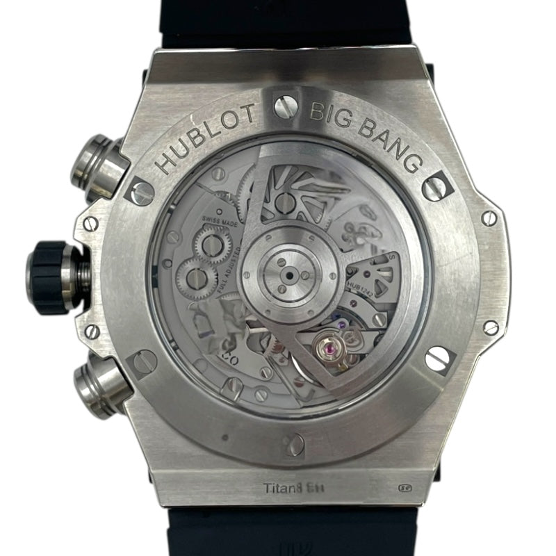 ウブロ HUBLOT ビッグバン ウニコ チタニウム 411.NX.1170.RX グレー チタン メンズ 腕時計